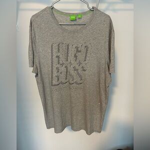 Hugo Boss Heather Gray Short Sleeve Tee
